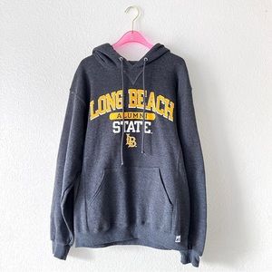 CSULB Alumni Pullover Gray Hoodie Russel Size Medium